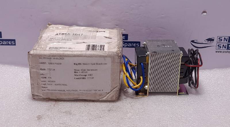 Honeywell AT88A 1047 Transformer NOV 962459 Sec 24V @ 75VA Pri 480V 50/60Hz