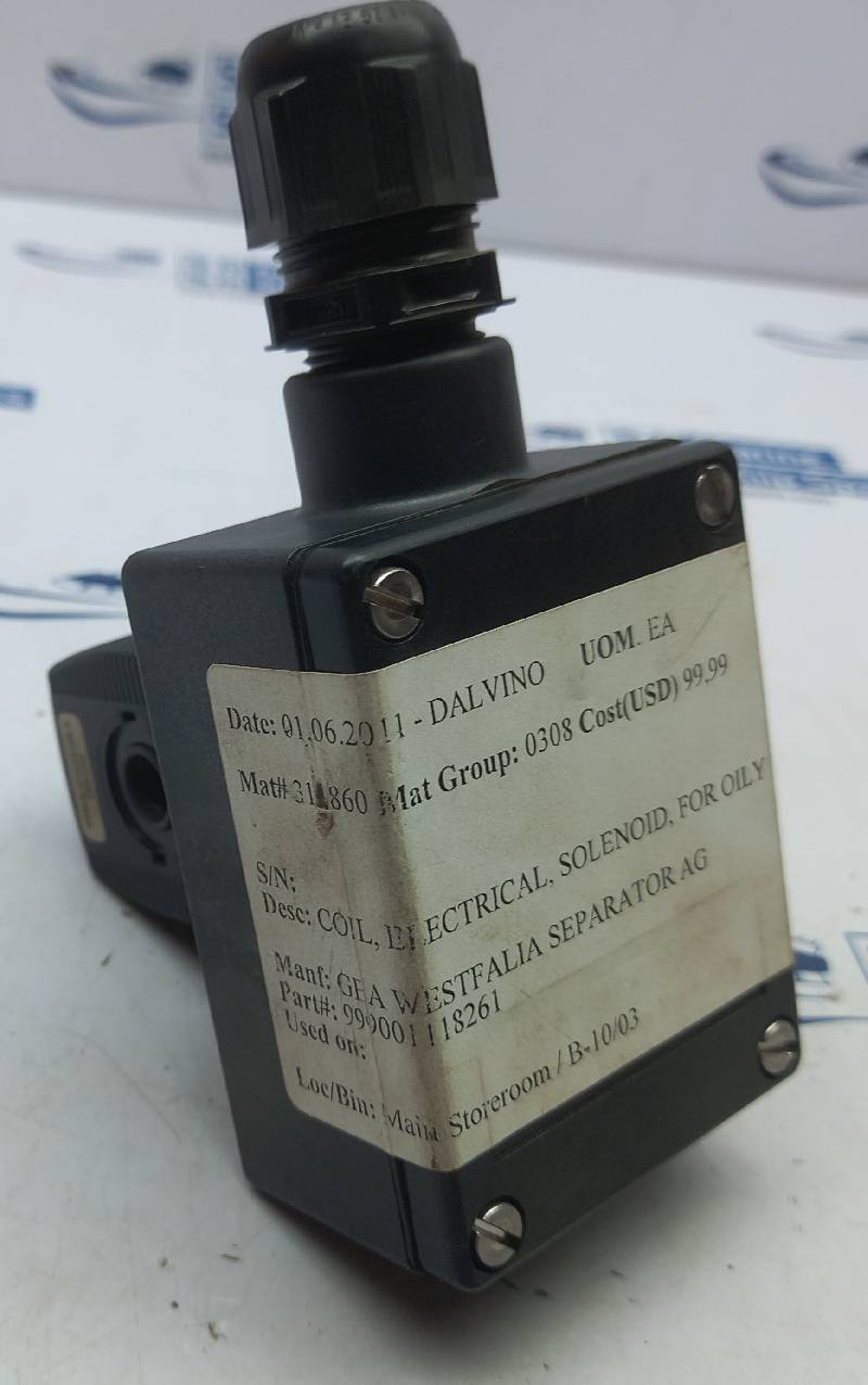 GEA 999001118261 Electrical Solenoid Coil Burkret 00139203