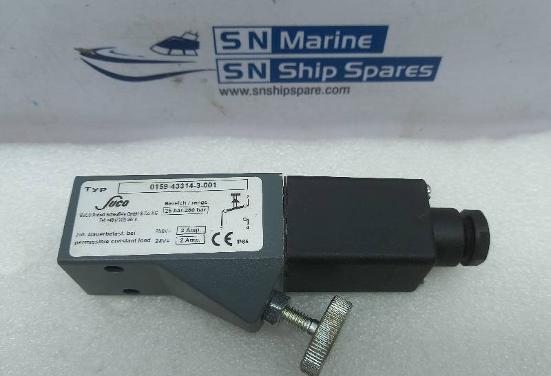 Suco 0159-43314-3-001 Piston Pressure Switch 25bar-250bar 250V