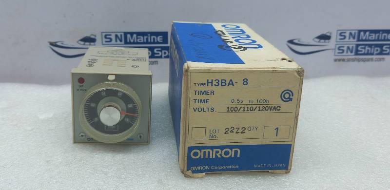 Omron H3BA-8 Timer 0.5s To 100H