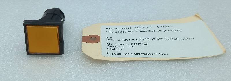 Idec HW2P-1FQD Yellow Color Indicator Pilot Light 