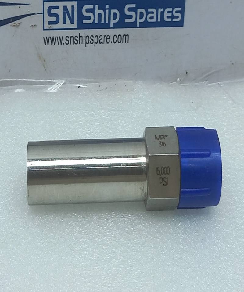 Parker 12-8 T7HF-SS Medium Pressure Tube Stub Fitting 6000Psi