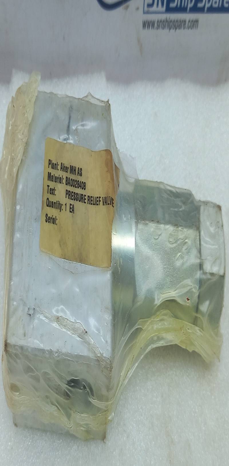 Oil Control 051202030320000 Pressure Relief Valve AKER BA0028408