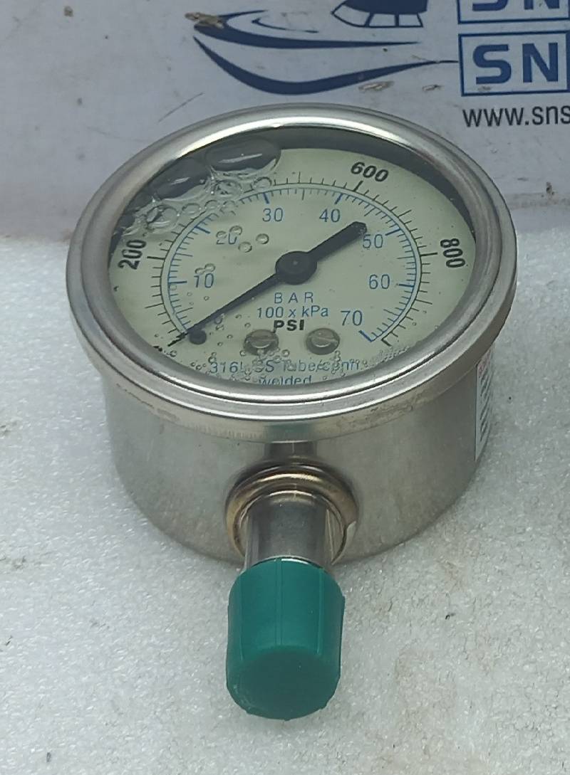 310LFW-254M Liquid Filled Pressure Gauge 0-1000Psi/Kpa/Bar 301LFW Price Compressor 3034