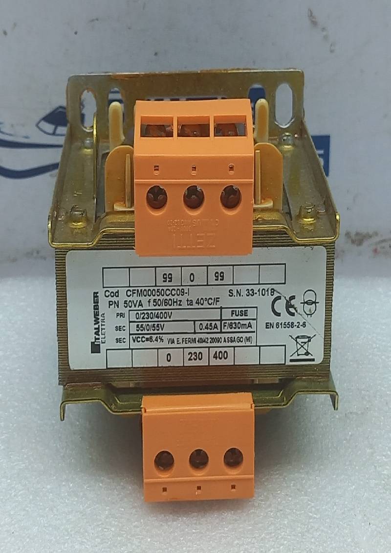 ITALWEBER CFM00050CC09-I Electric Transformer 50VA f 50/60Hz