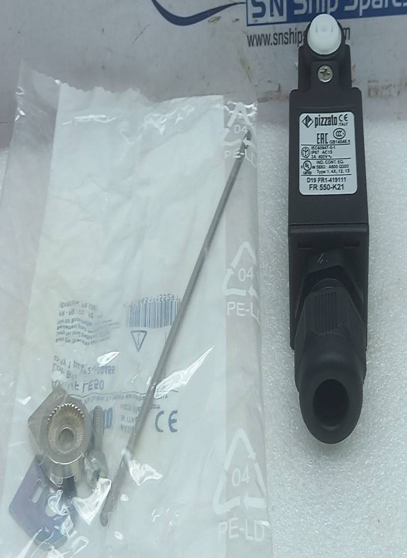 Pizzato FR 550-K21 Limit Switch 3A 400V~ AC15 D19 FR1-419111