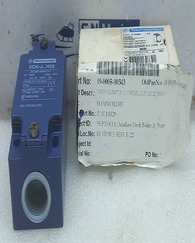 Telemecanique ZCK-J1H29 Limit Switch / XCK-J…H29 / ZCKJ1H29