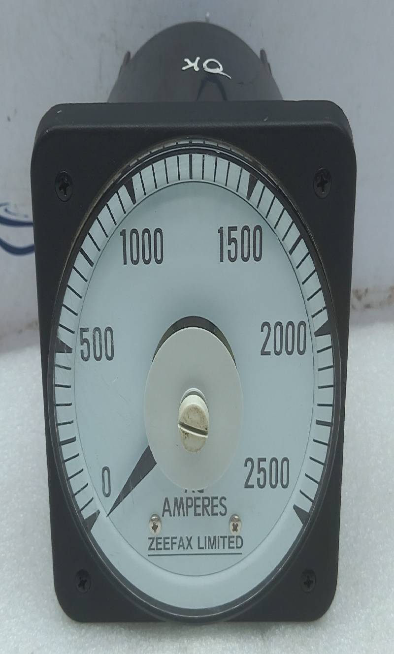 Zeefax Limited 0-2500 AC Amperes Panel Meter 0-2500AC