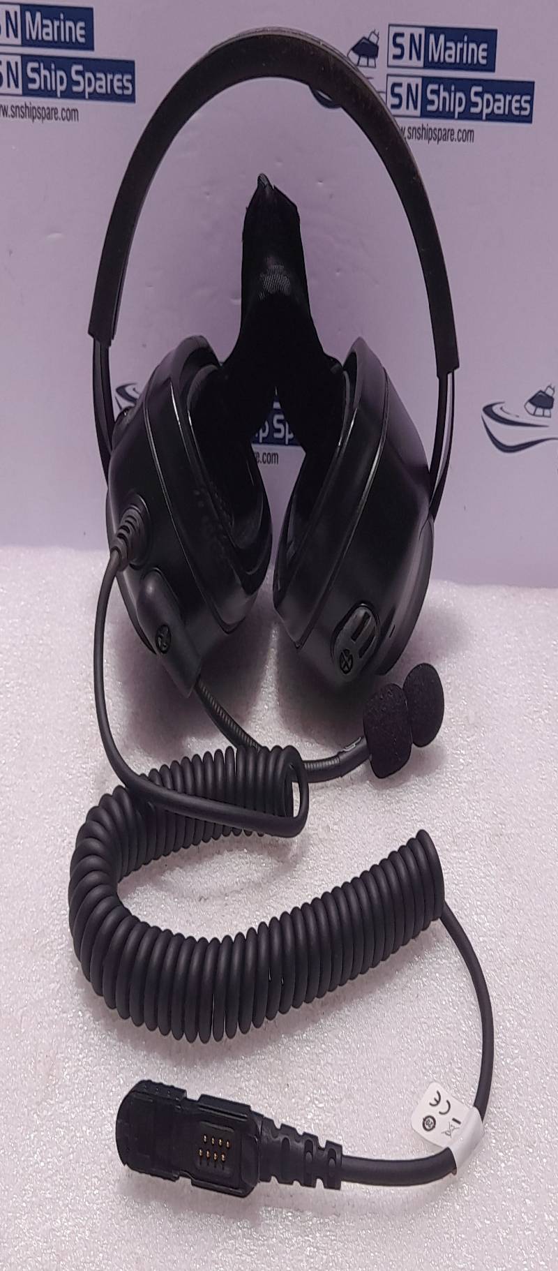 Motorola PMLN6763A Headset PMLN6763 Headset, Heavy Duty, B/H, W/Earcup PTT, SLIM