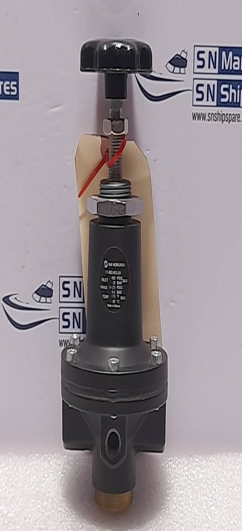 IMI Norgren 11-002-013-2A Regulator NOV 1200060 Max Inlet 400 PSIG Range 0-125 PSIG