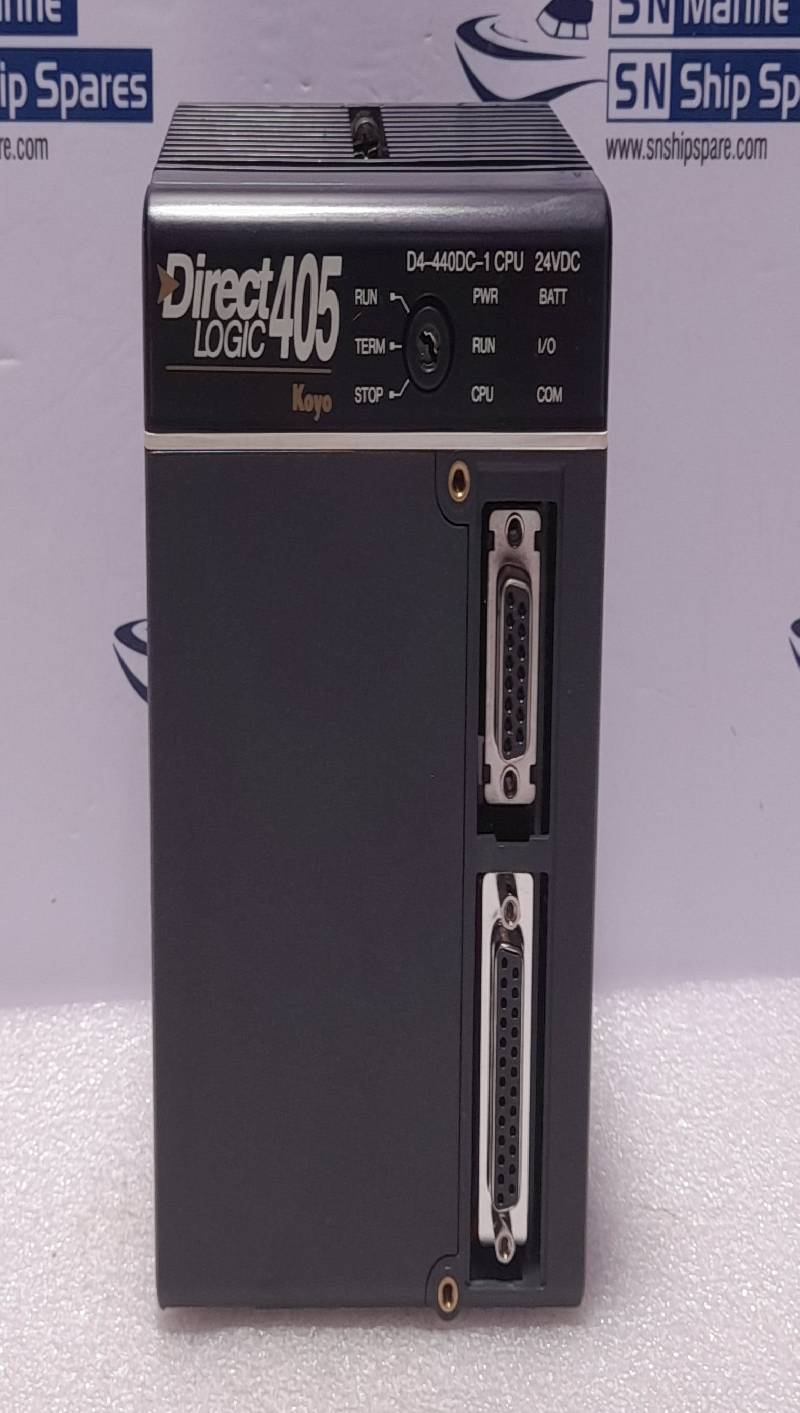Automation Direct D4-440DC-1 Koyo Direct Logic 405 CPU 24VDC NOV 6550379