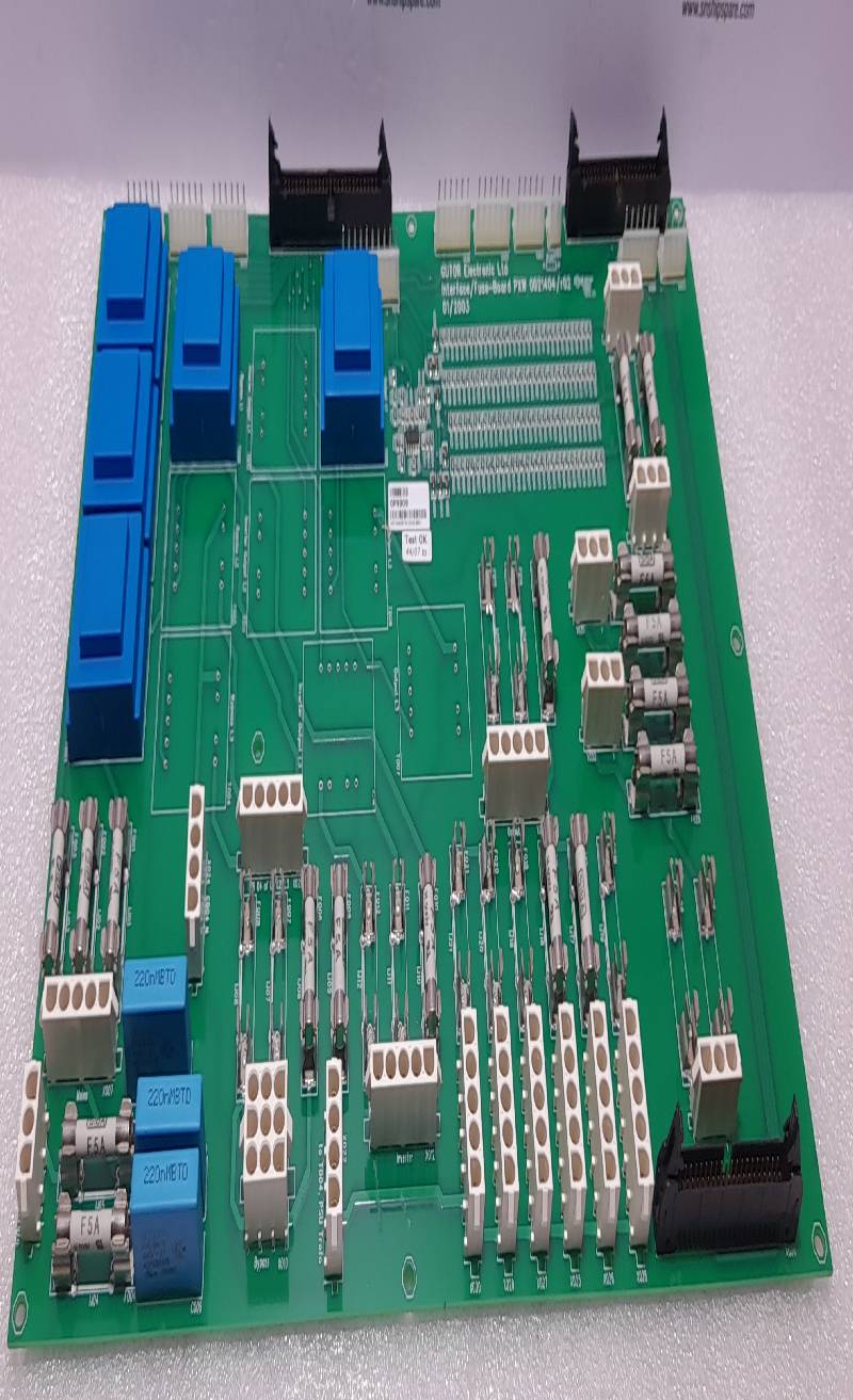 Gutor 0P9909 PCB Interface/Fuse Board PXW 0021404/r02 For BOP UPS Appl