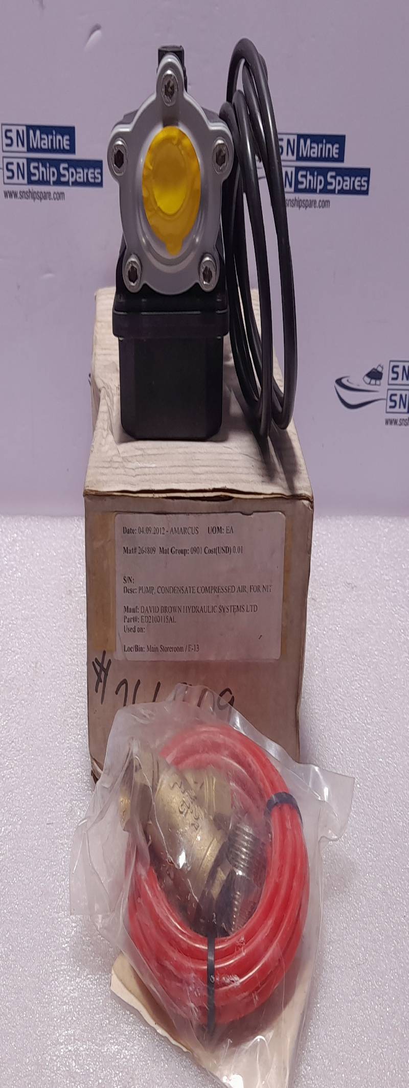 Domnick Hunter Parker ED2100-115AL Compressed Air Condensate Drain 69 504 3950