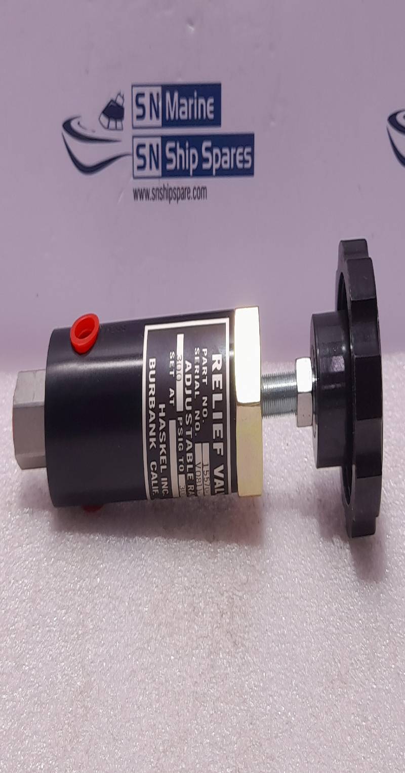 Haskel 15570-1 Relief Valve Adjustable Range 300 PSIG To 3000 PSIG NOV 1552202