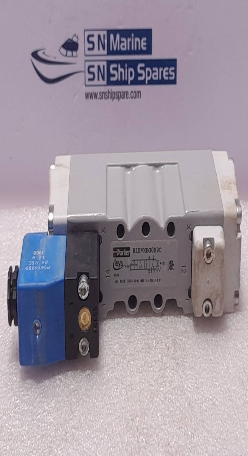 Parker H1EVXBG0B9C Solenoid Valve P04749B9 Coil 24VDC 3.2W 145PSIG 1000kPa Max