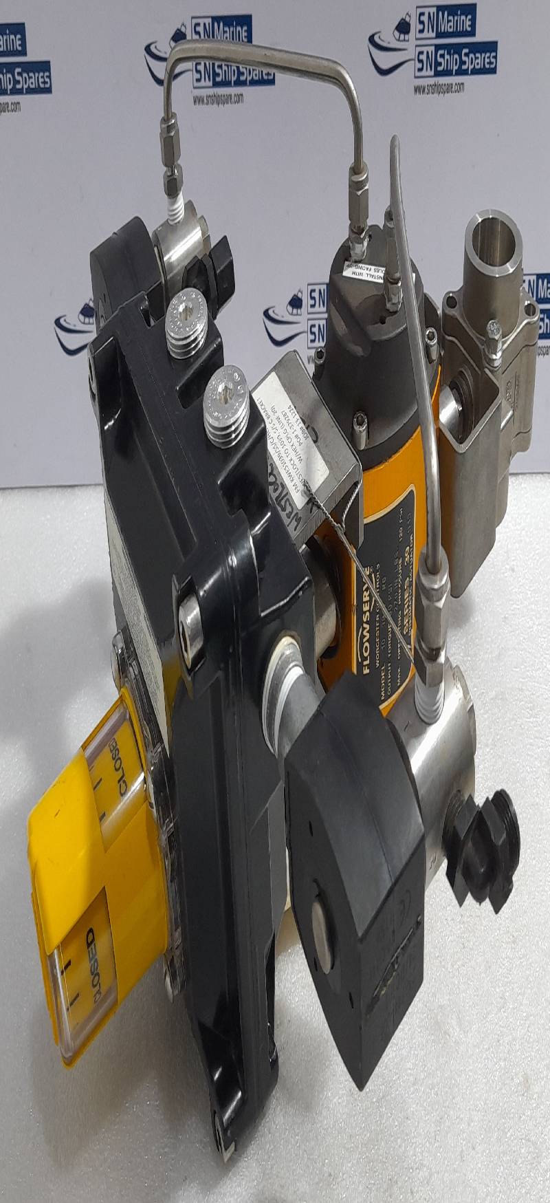 Flowserve 10 39N R6 Pneumatic Actuator Series 39  Flowserve 1 466YVSW V36 R21 Valve