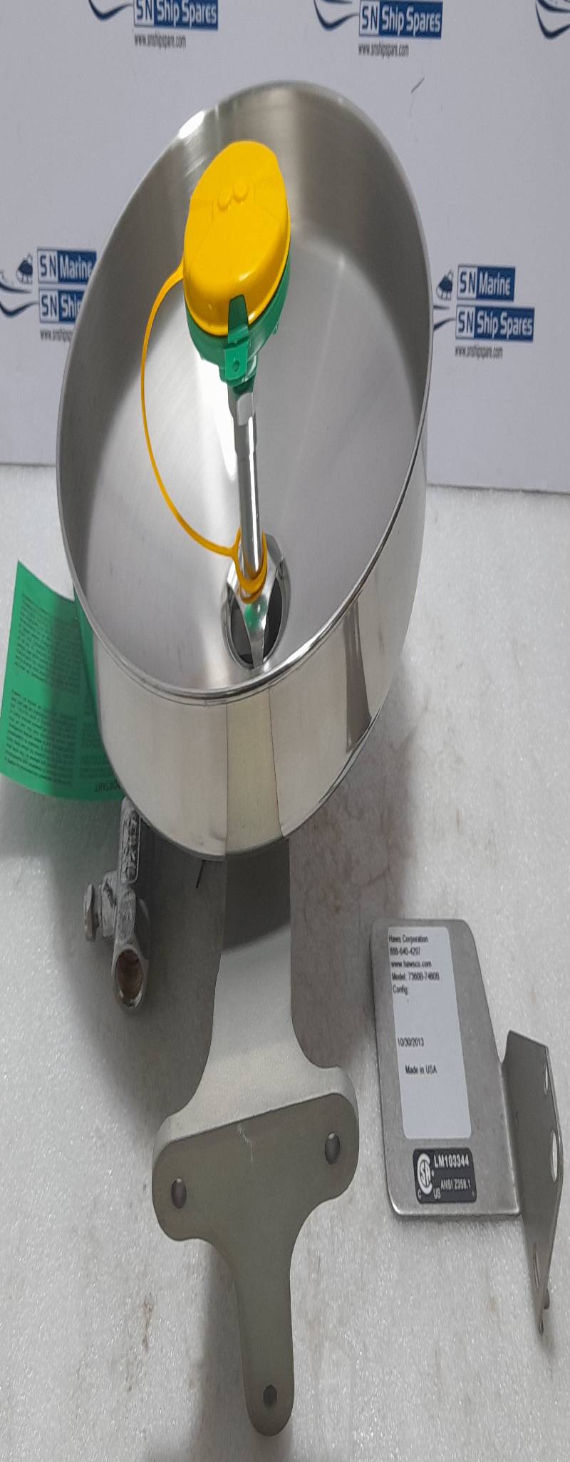 Haws 7360B-7460B Axion MSR Eye Face Wash Wall Mount 7360B7460B