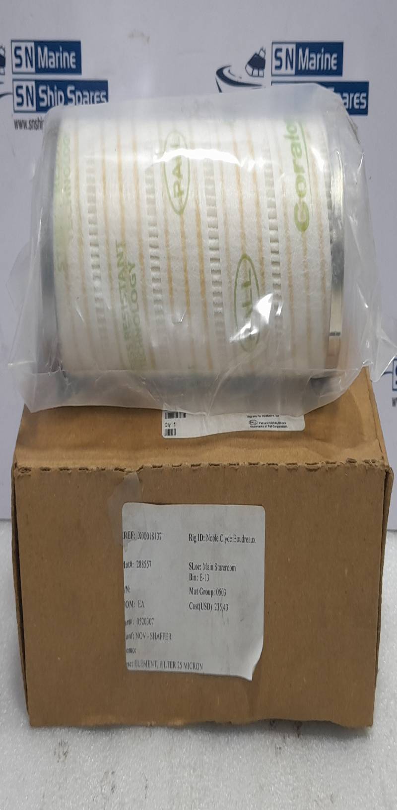 Pall HC9600FCT8H Coralon Filter Element AEC 0520307 NOV 0520307