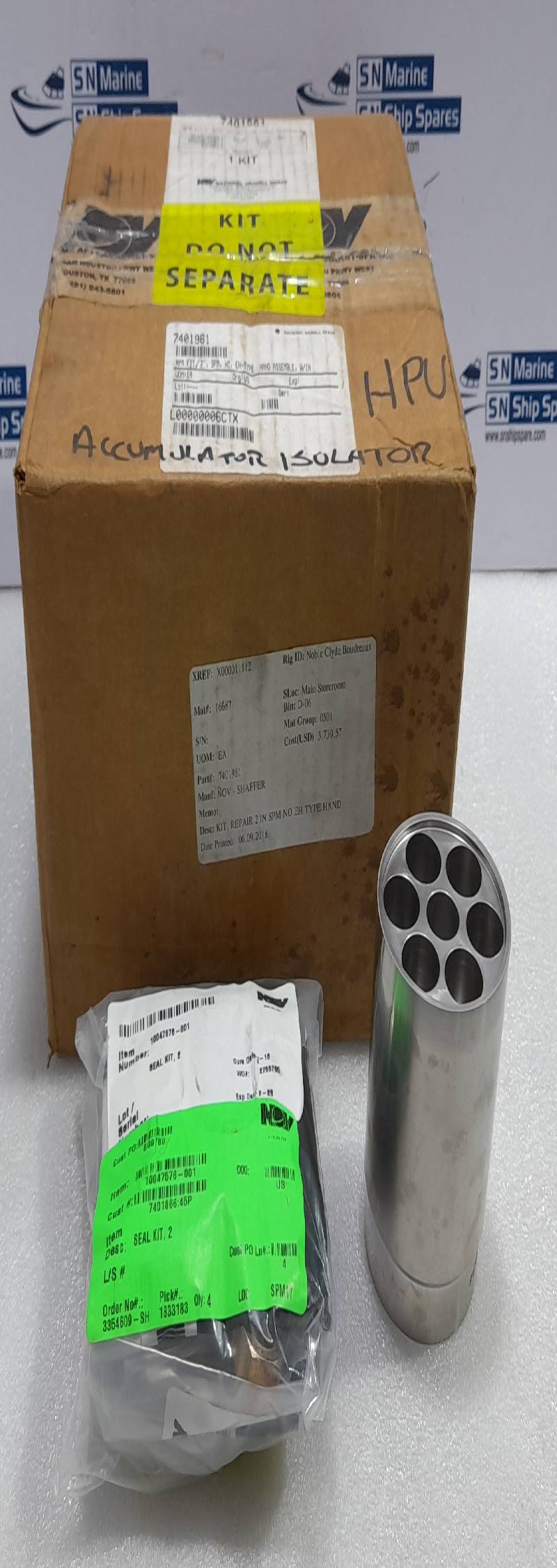 National Oilwell Varco 7401961 Repair Kit 2” SPM NO EH-Type Hand Assemble