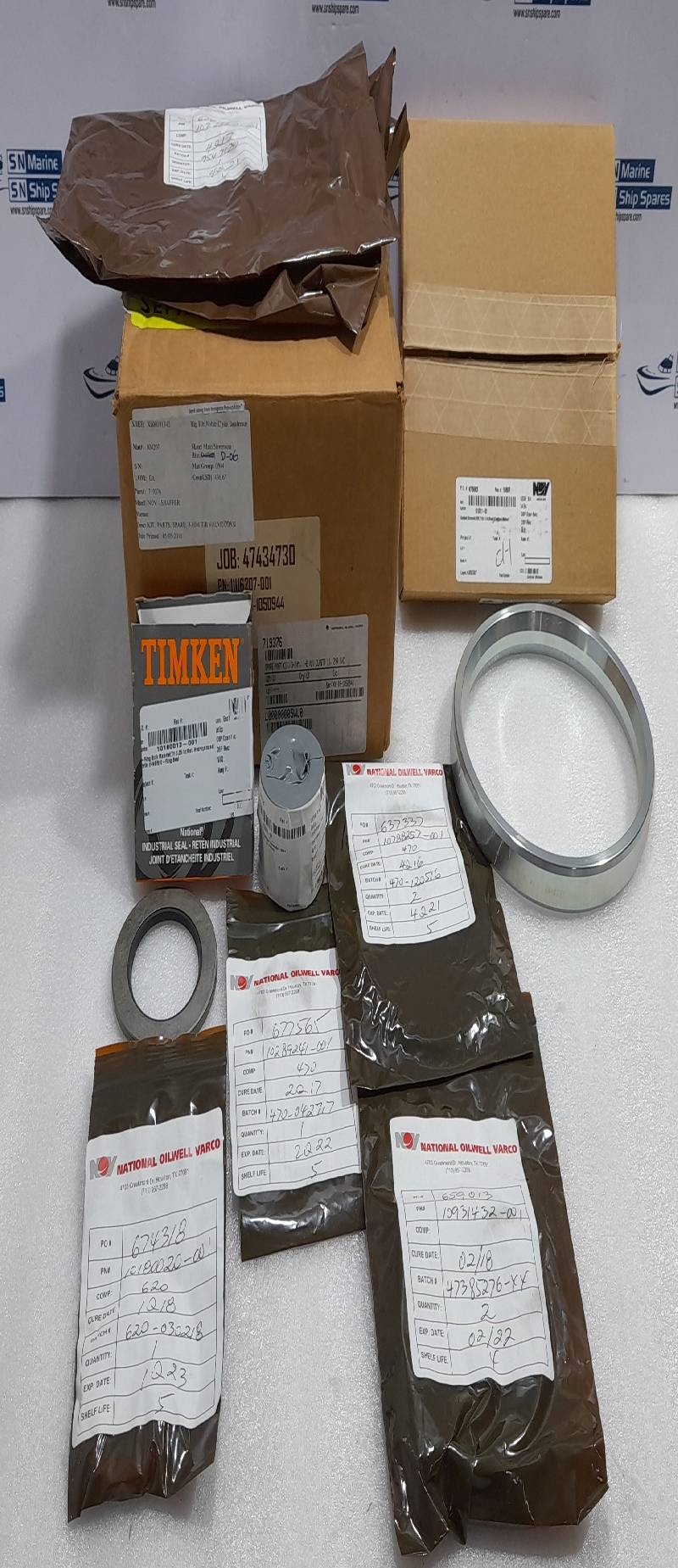 National Oilwell Varco 719376 Spare Part Kit 3-10M T-B VLV ELASTO II 2YR SVC