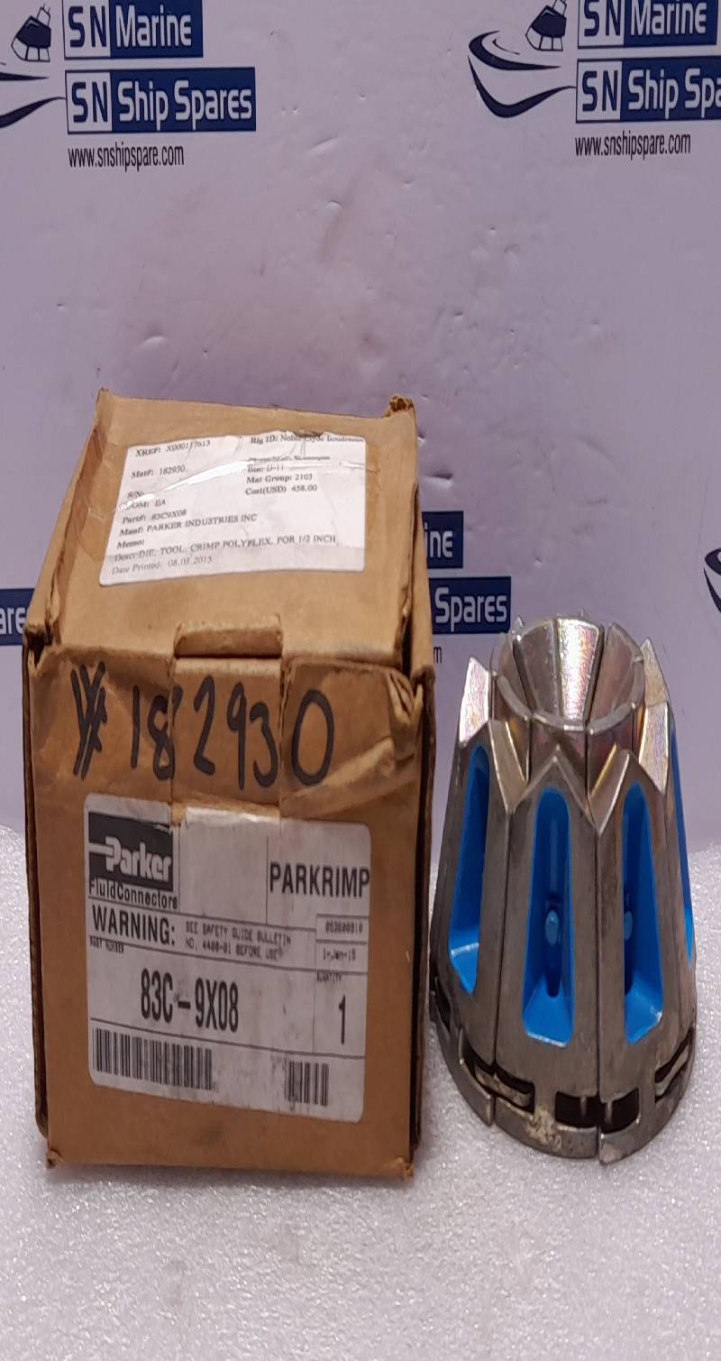 Parker Parkrimp 83C-9X08 Crimp Polyflex Die Tool For ½Inch 83C9X08