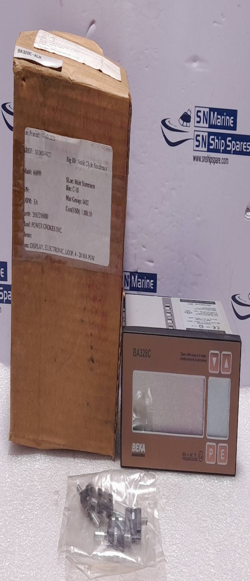 Beka BA328C-ALM BA328C 4 ½ Digit Indicator Power Chokes 2065216800