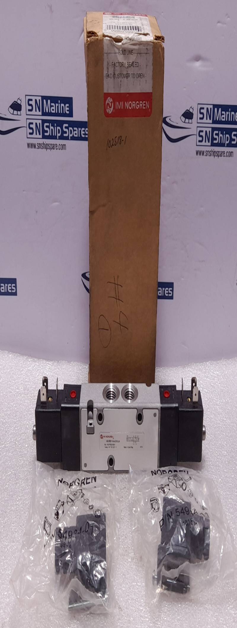 IMI Norgren V61R511A-A318JA Solenoid Valve 110/120V 50/60Hz