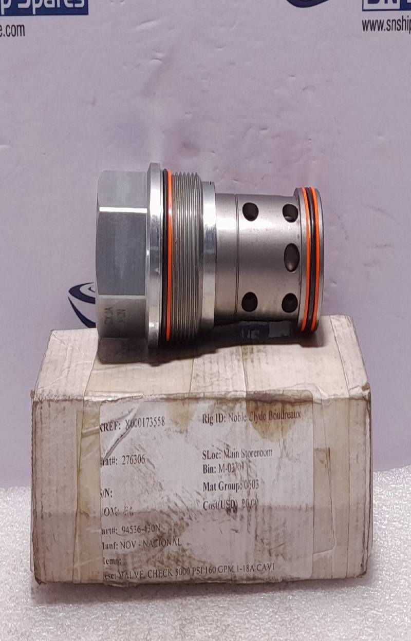 Sun Hydraulics CXJA-XCN Check Valve Cartridge NOV 94536-430N CXJA XCN