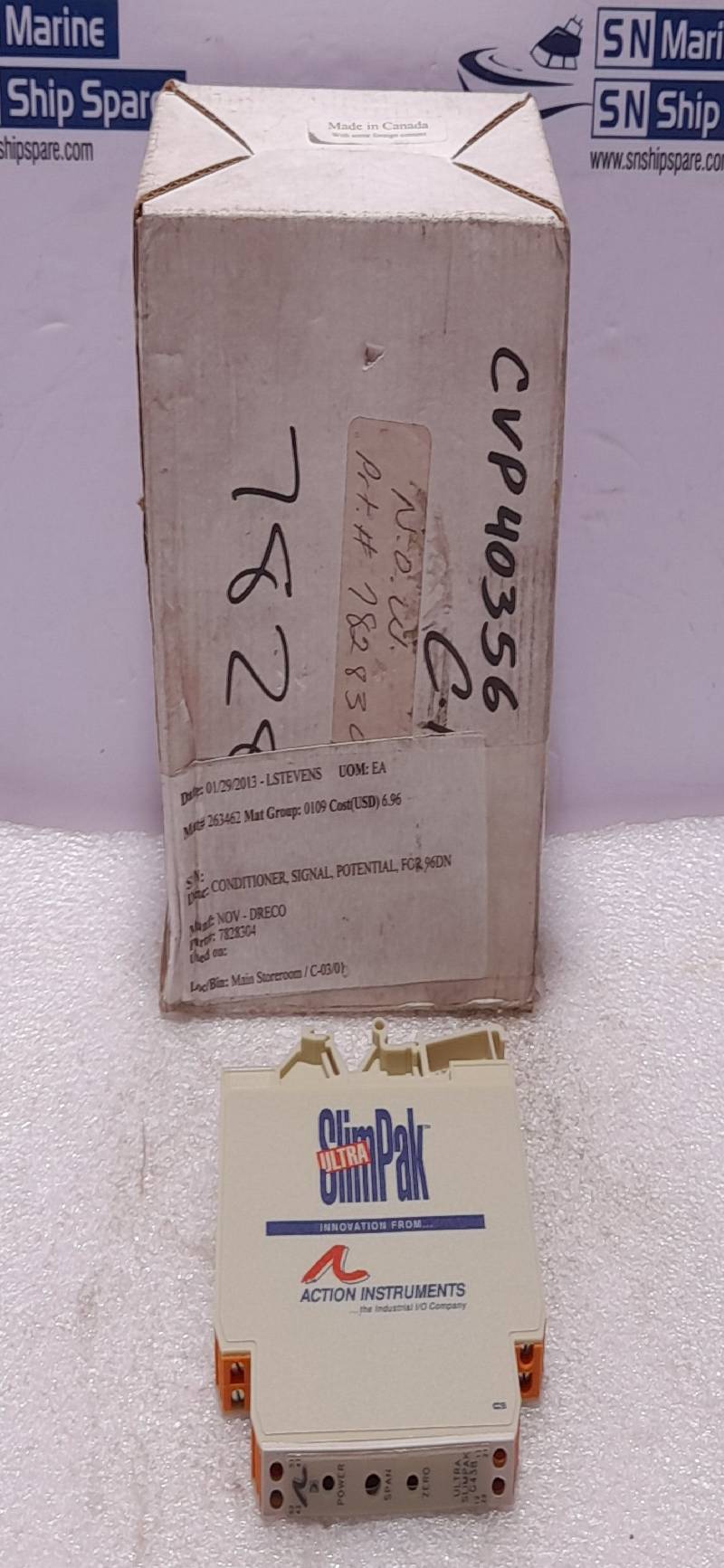 Action Instruments Ultra Slimpak G438 Signal Conditioner NOV 7828304 9-30VDC
