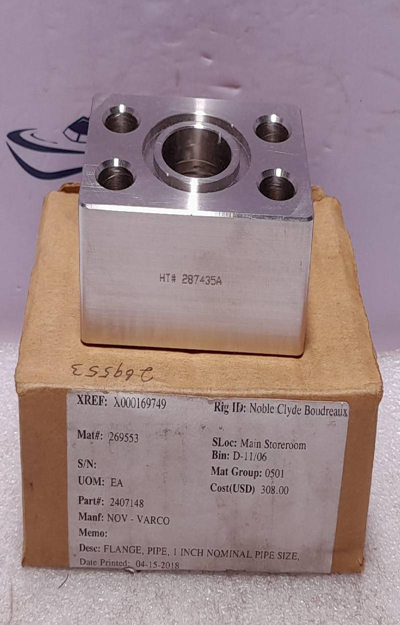 Anchor Fluid Power W44-16-16-SS-BS-PASS Flange W44-16-16-S/S NOV 2407148