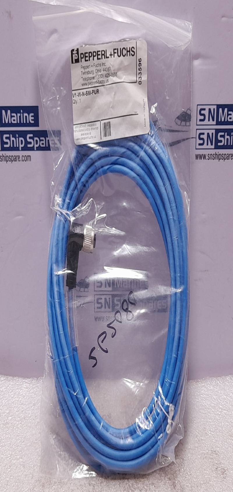 Pepperl Fuchs V1-W-N-5M-PUR NOV Dreco 26460040 Cable Connector
