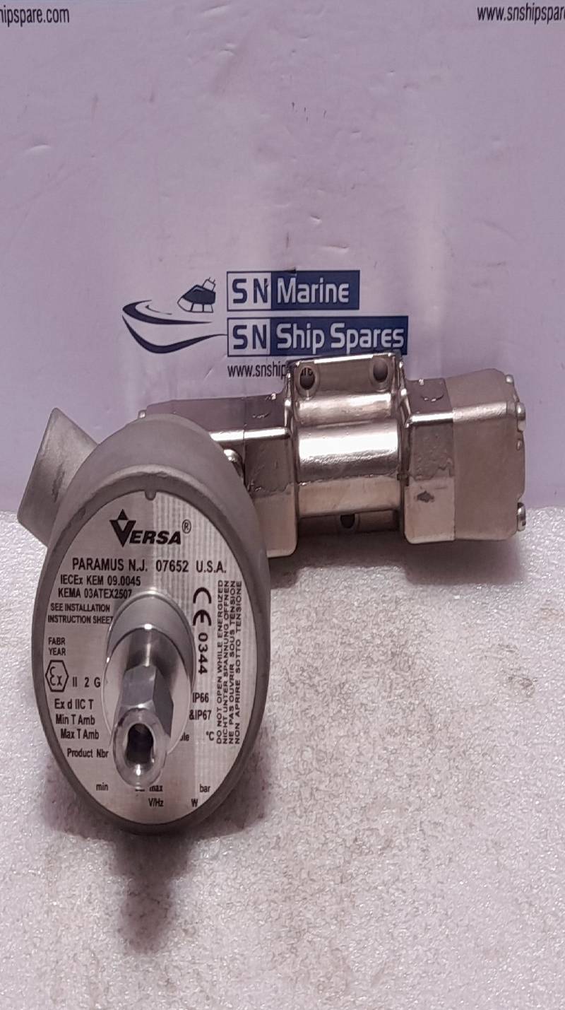 Versa VSG-4332-H2-MS1-XDAS-44-D024 Solenoid Valve 24VDC 6W Min-Max 2.8-9.0 Bar