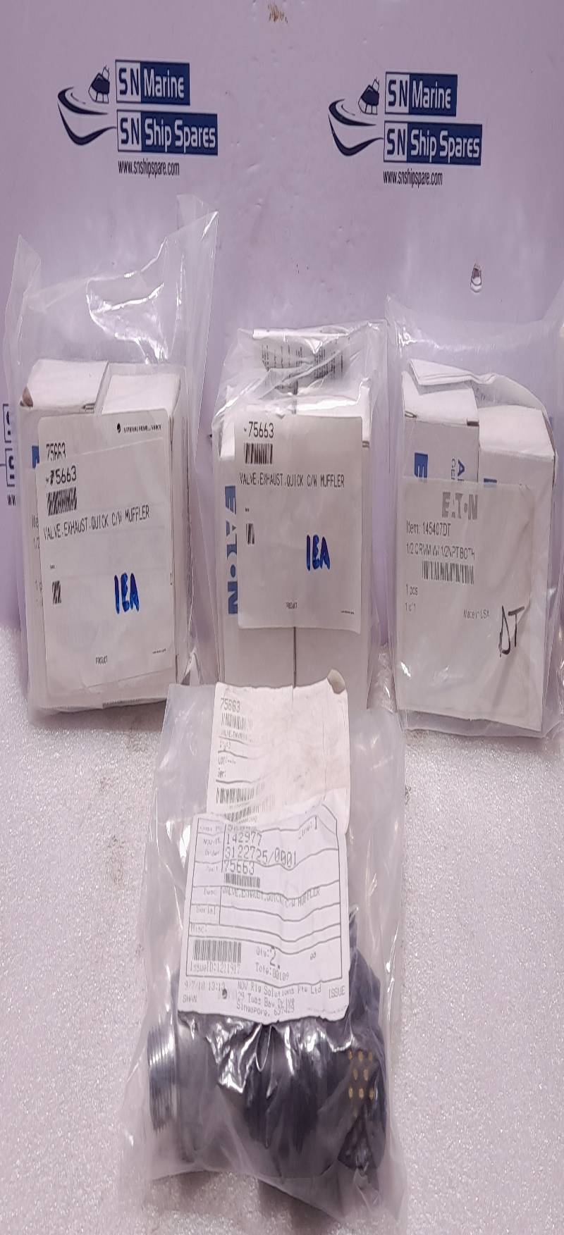 Eaton Airflex ½ QRV 145407DG Quick Release Valve With 145407DQ Muffler Kit