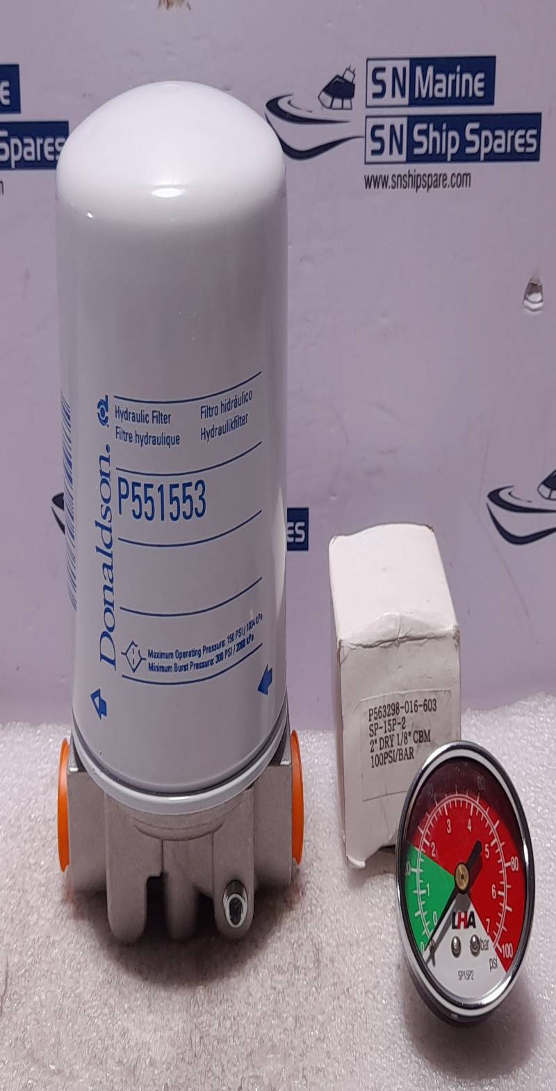 Donaldson P551553 NOV 7805772 Hydraulic Filter 25 Micron Spin-On