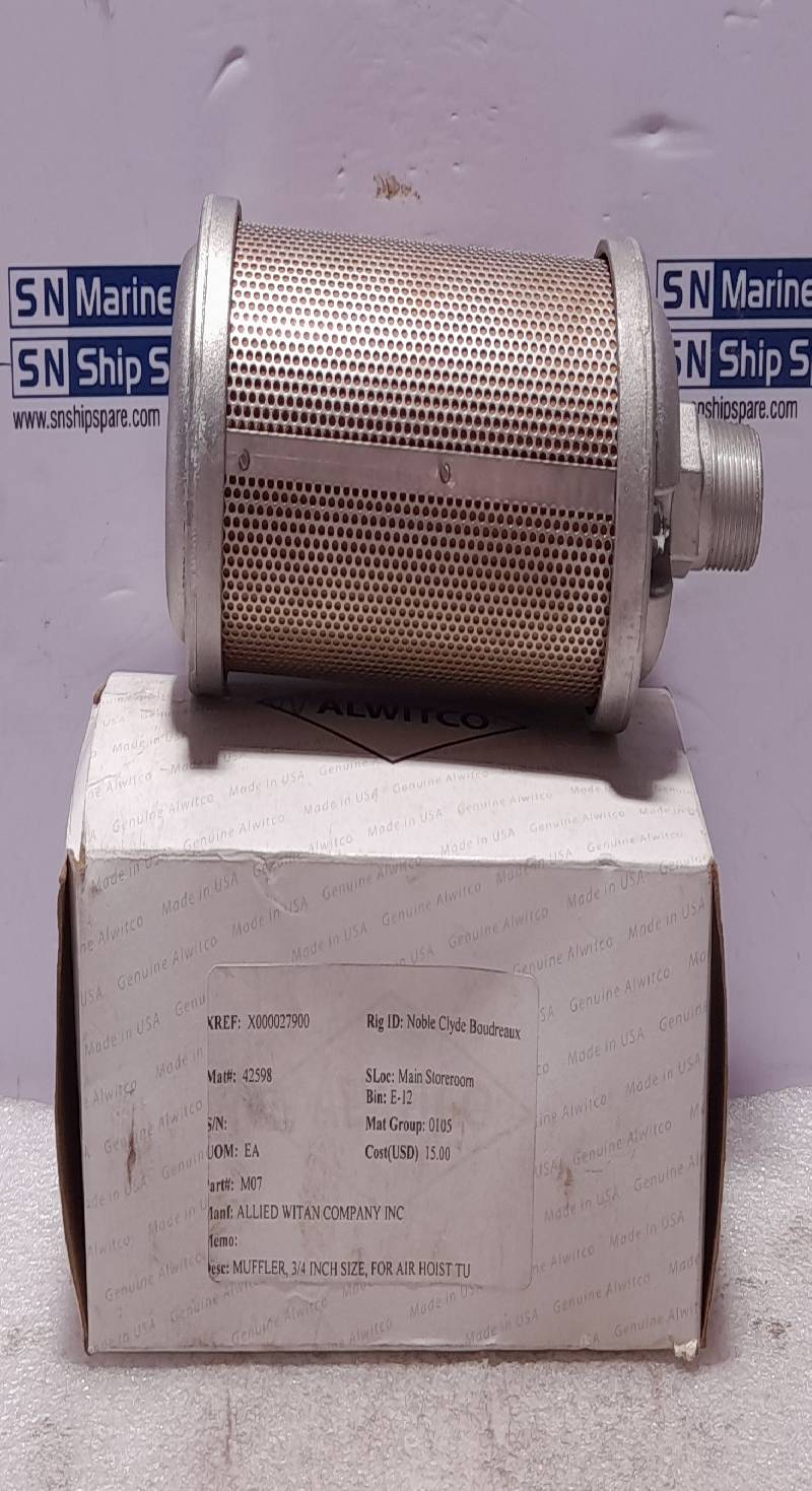 Allied Witan 44AW56 Atomuffler Model 07 44AW56M07 Radial Flow Muffler