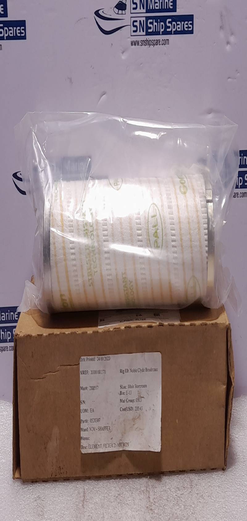 Pall HC9600FCT8H Coralon Filter Element AEC 0520307 NOV 0520307