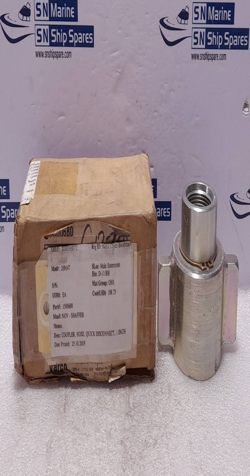 Parker 75C16-16EF Coupler NOV Shaffer 1500680 Coupler Hose Quick Disconnect 75C16