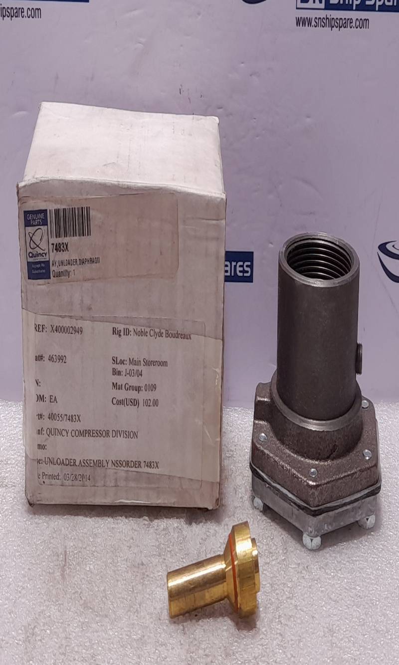 Quincy 7483X Unloader Assembly Diaphragm 40055/7483X