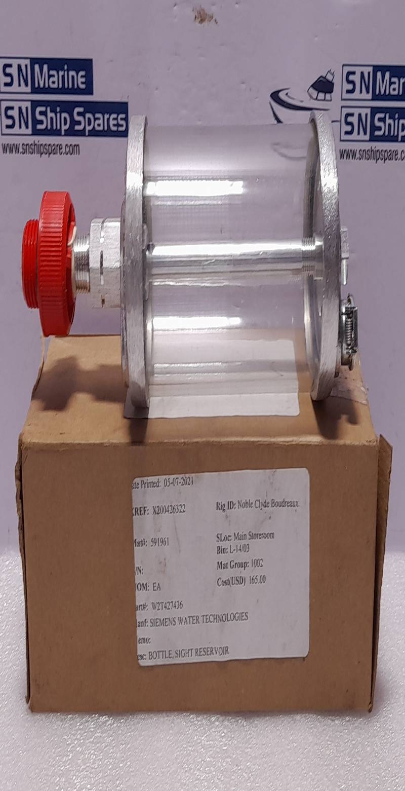 Siemens W2T427436 Sight Reservoir Bottle