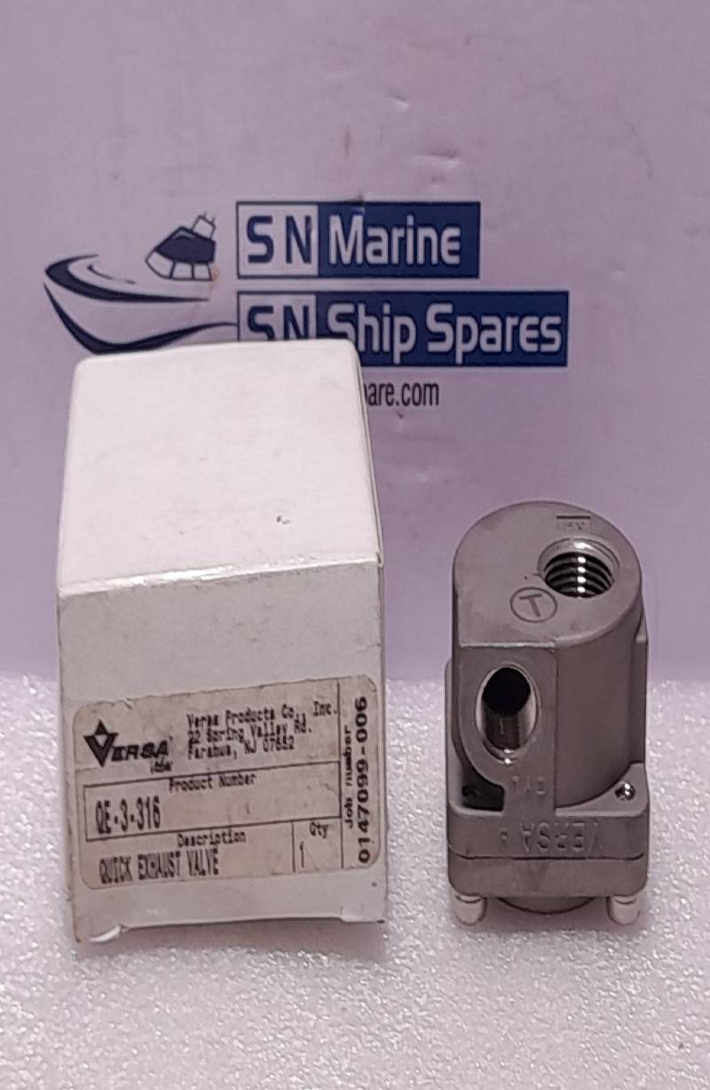 Versa QE-3-316 Quick Exhaust Valve NOV 7500479 QE3316