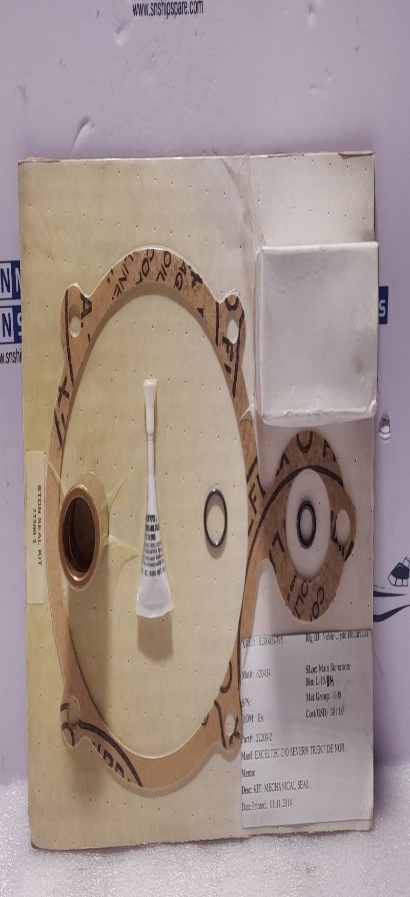 STDN Seal Kit 22200-2 Exceltec 22200-2 Mechanical Seal