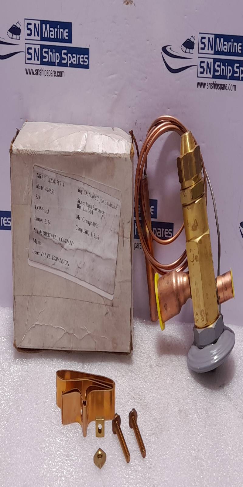 Sporlan SVE-4-CP100 Thermostatic Expansion Valve R-22 R-407C Birdwell 2354