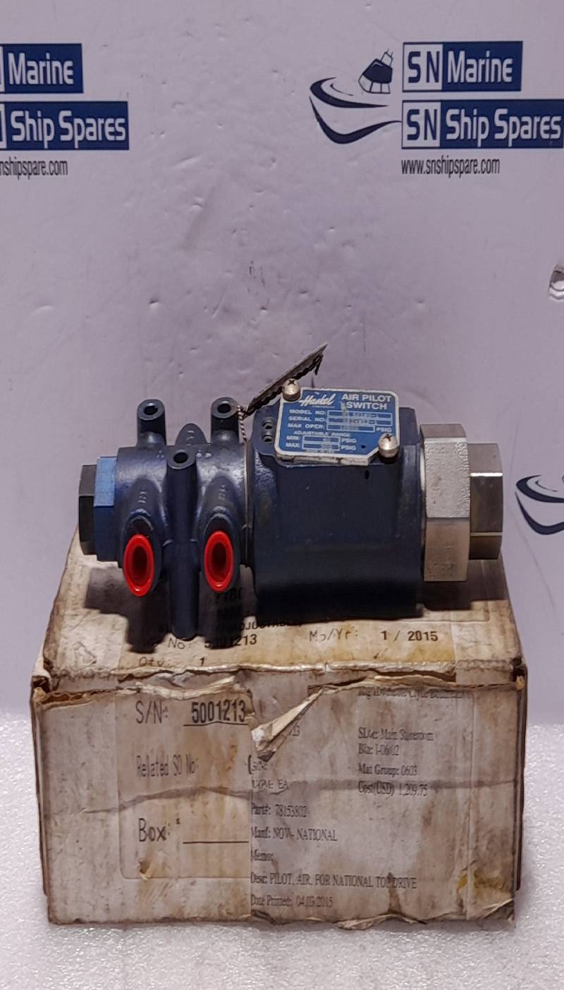 Haskel 52180-1 Air Pilot Switch NOV 78153802 Max Oper 10000 PSIG
