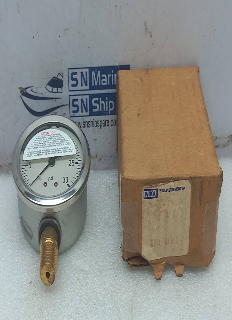 Wika Instruments 0-30 PSI Pressure Gauge