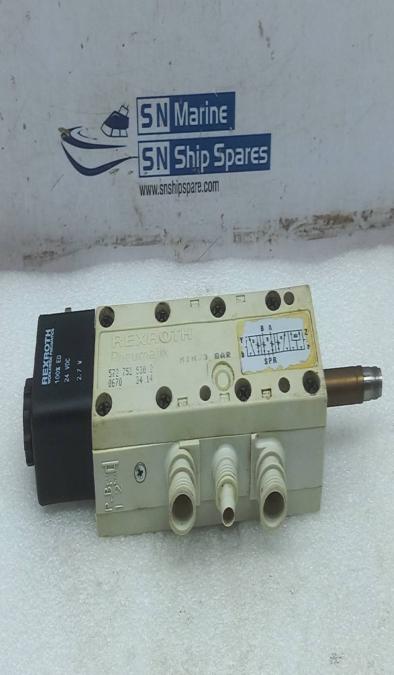 Rexroth Pneumatic 572 752 530 2 Solenoid Valve Min. 3Bar 24VDC 2.7W