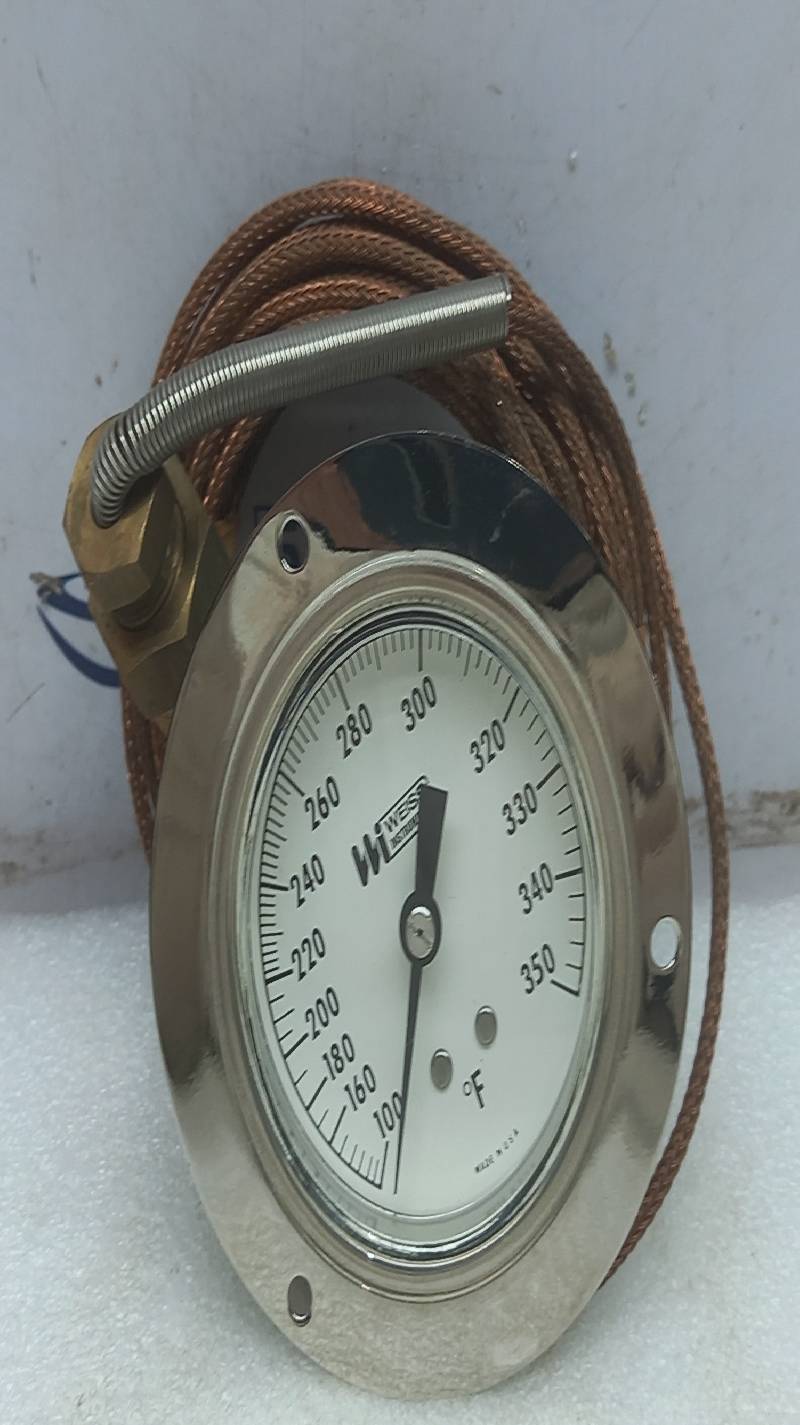Weiss 100-350 F Temp Vapor Actuated Thermometer Gauge MSC Supply 56461684