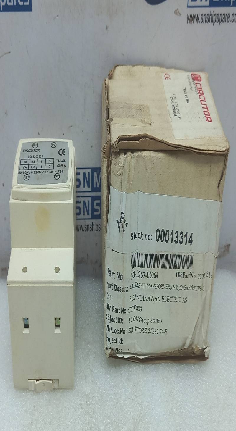 Circutor TM-45 Current Transformer TM45 50/5A