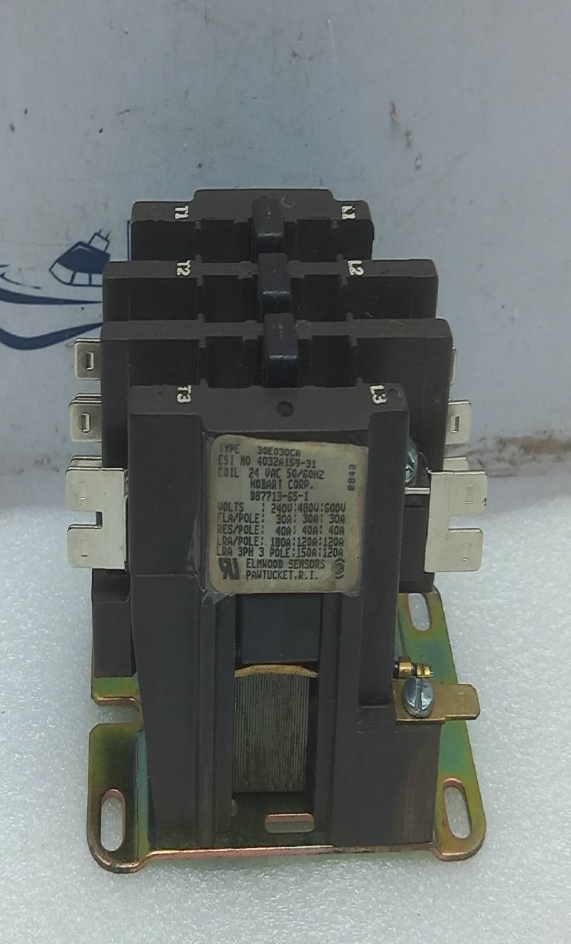 Hobart 30E030CA Magnetic Contactor Coil Voltage 24VAC 4032A159-31