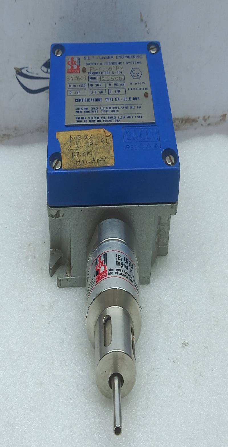 SES Enser Engineering Transmitter S-600 SN9803 H2S-500L