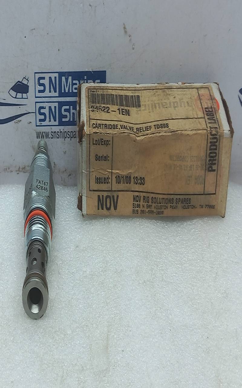 Sun Hydraulics RDDA-LEN Cartridge Relief Valve Nov-Varco 945221EN